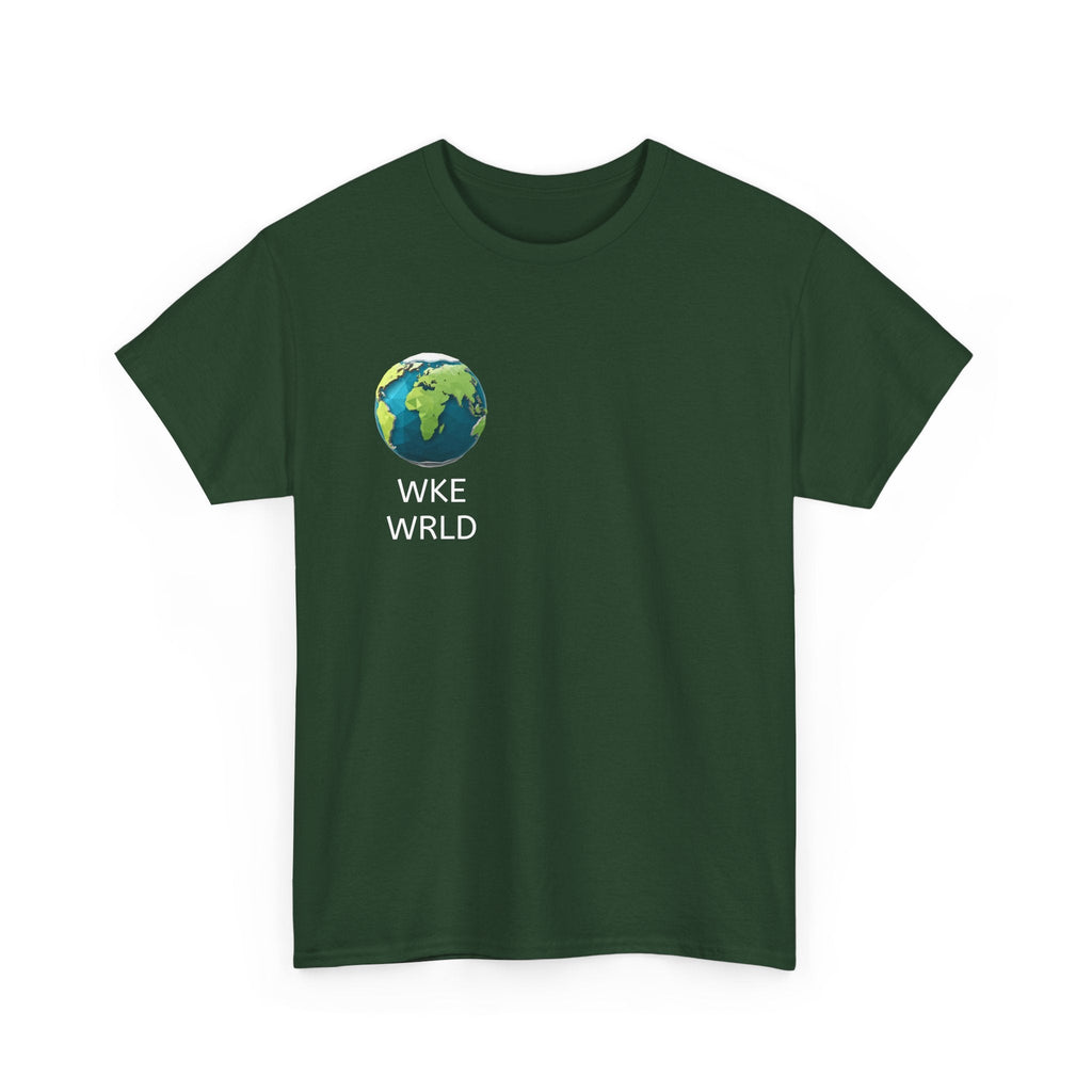 WKE WRLD Eco-Conscious Unisex Heavy Cotton Tee, Earth Day Gift, Nature Lover Shirt, Sustainable Fashion, Unisex Graphic Tee The Vibez Shop