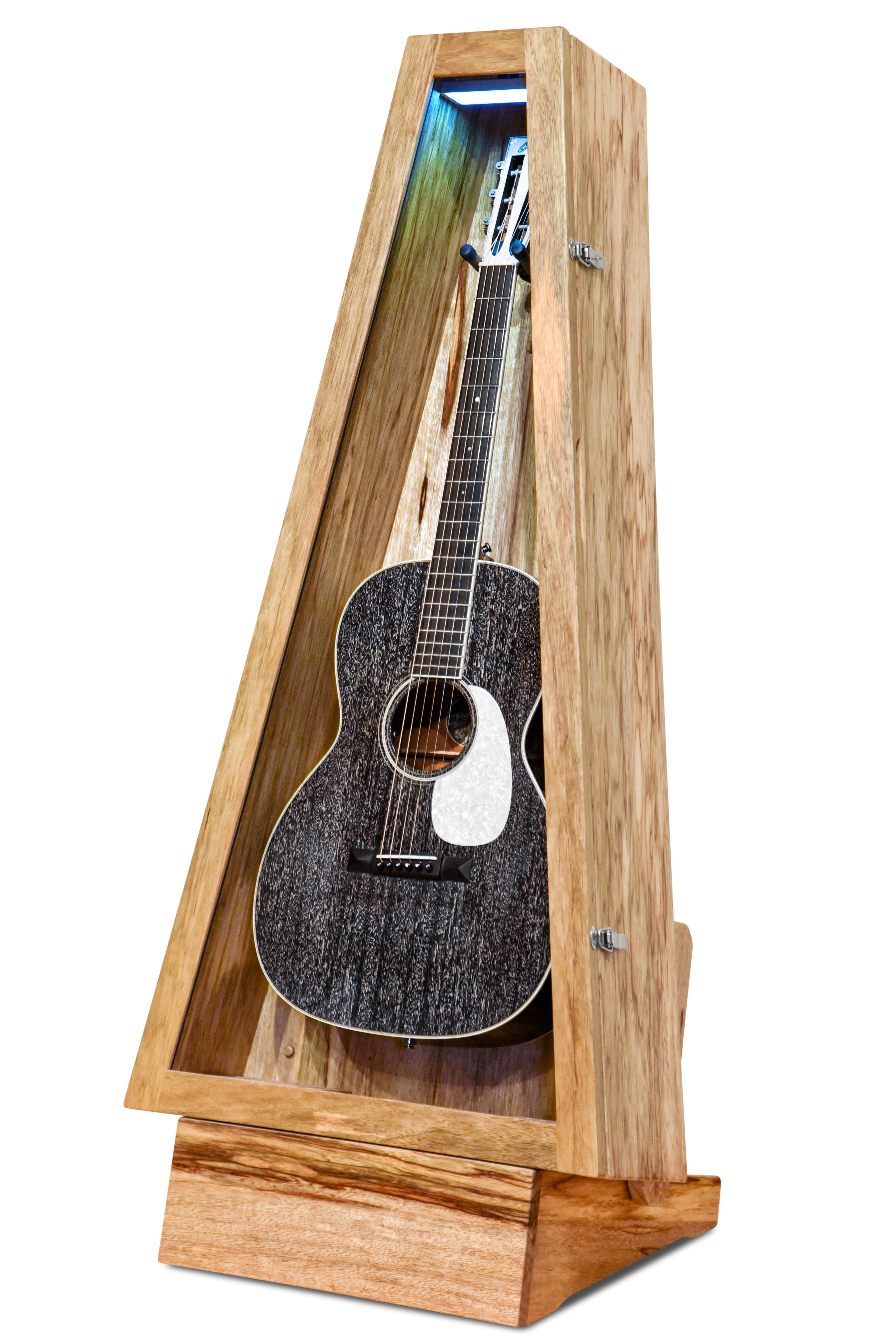 ClimaStand Triangle Humidor with Base - Black Limba Acoustic Remedy Cases