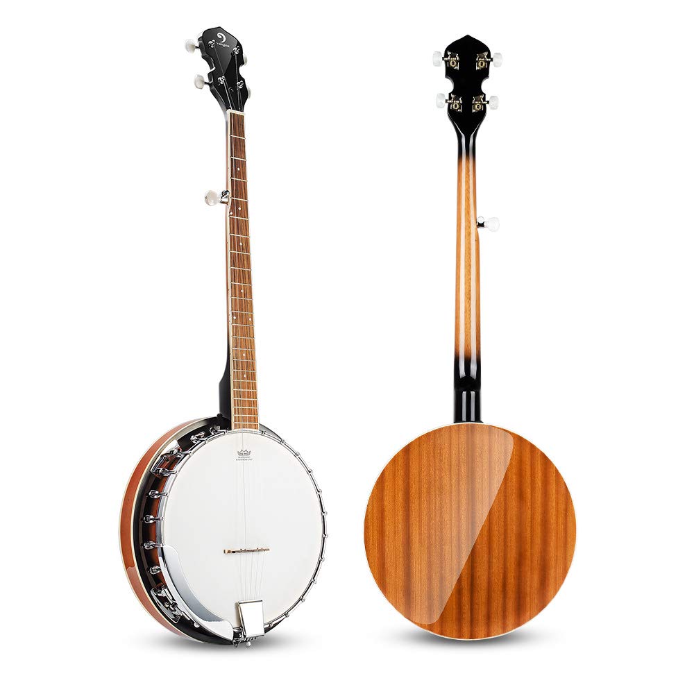 Vangoa Banjo 5 String Full Size Banjos Set with Resonator, Remo Head, Beginner Banjo Kit with Closed Back, Premium Accessories for Adults, Teenager MindFreakArtistry