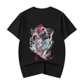 ET520 Red Koi Wave Rider Embroidered Tee Niepce