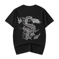 ET521 Grey Dragon Embroidered Tee Niepce