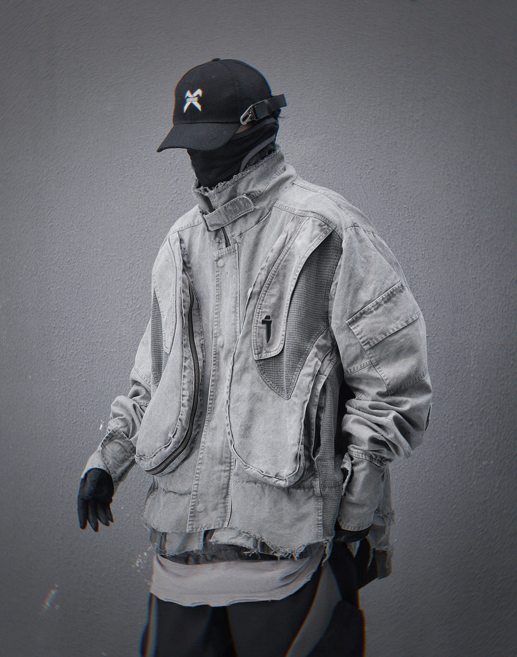 HiJ41 Grey Cyber IX Jacket Niepce