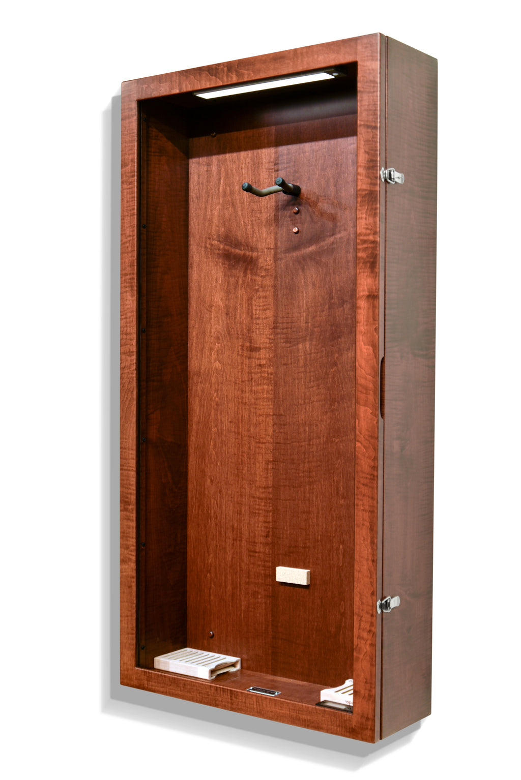 ClimaCase Rectangle Humidor - Flamed Maple with Acres Stain Acoustic Remedy Cases