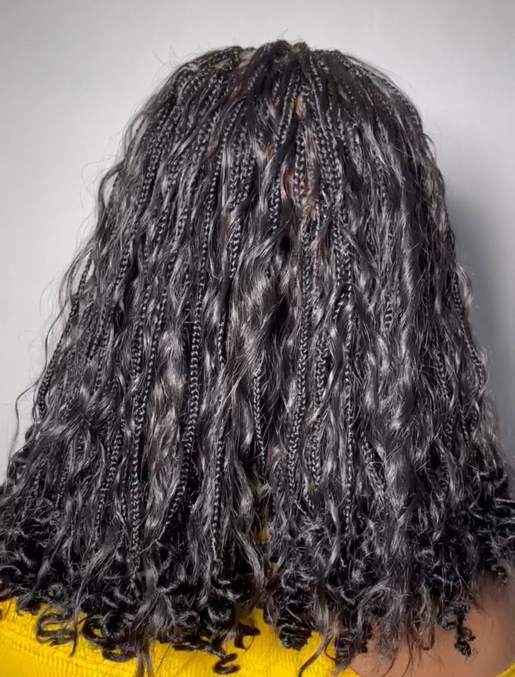 Short boho human hair curls HOL stores