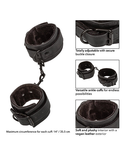 Boundless Ankle Cuffs - Black Adult Toy Box