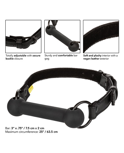 Boundless Bar Gag - Black Adult Toy Box