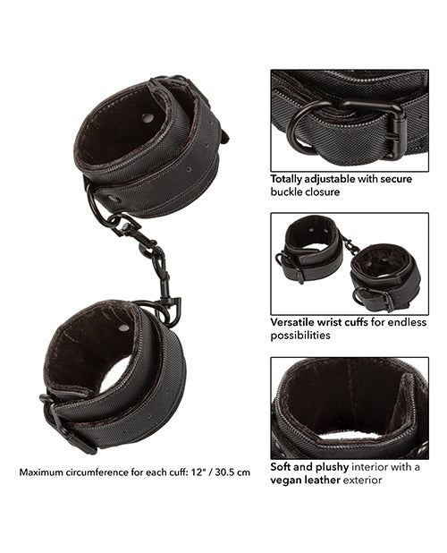 Boundless Wrist Cuffs - Black Adult Toy Box