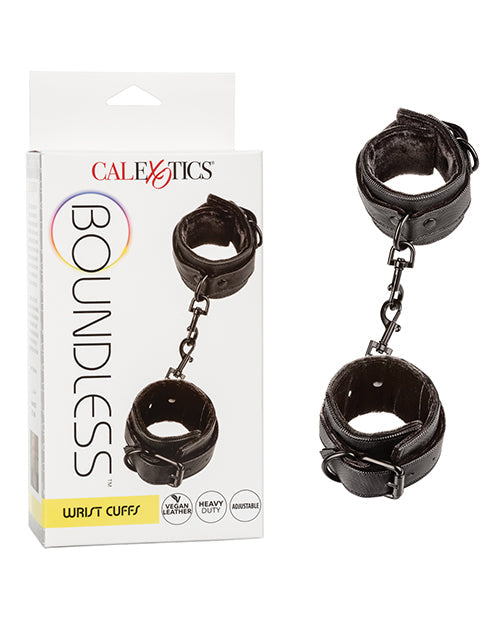 Boundless Wrist Cuffs - Black Adult Toy Box