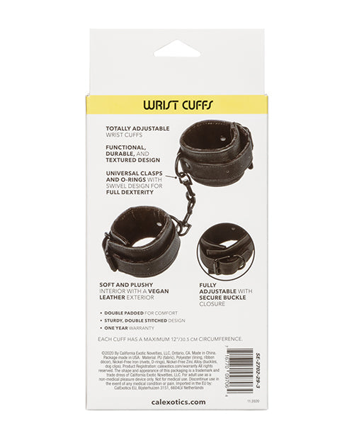 Boundless Wrist Cuffs - Black Adult Toy Box