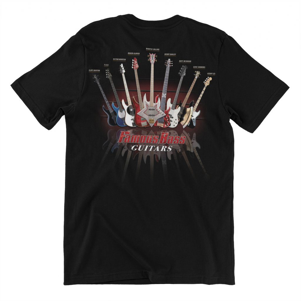 Famous Bass Guitars T-Shirt Taboo