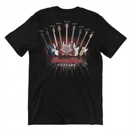Famous Bass Guitars T-Shirt Taboo