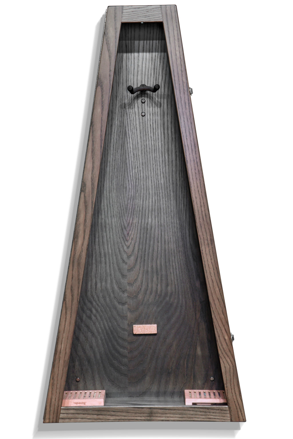 ClimaCase Triangle Humidor - Northern White Ash with Antique Slate Stain Acoustic Remedy Cases