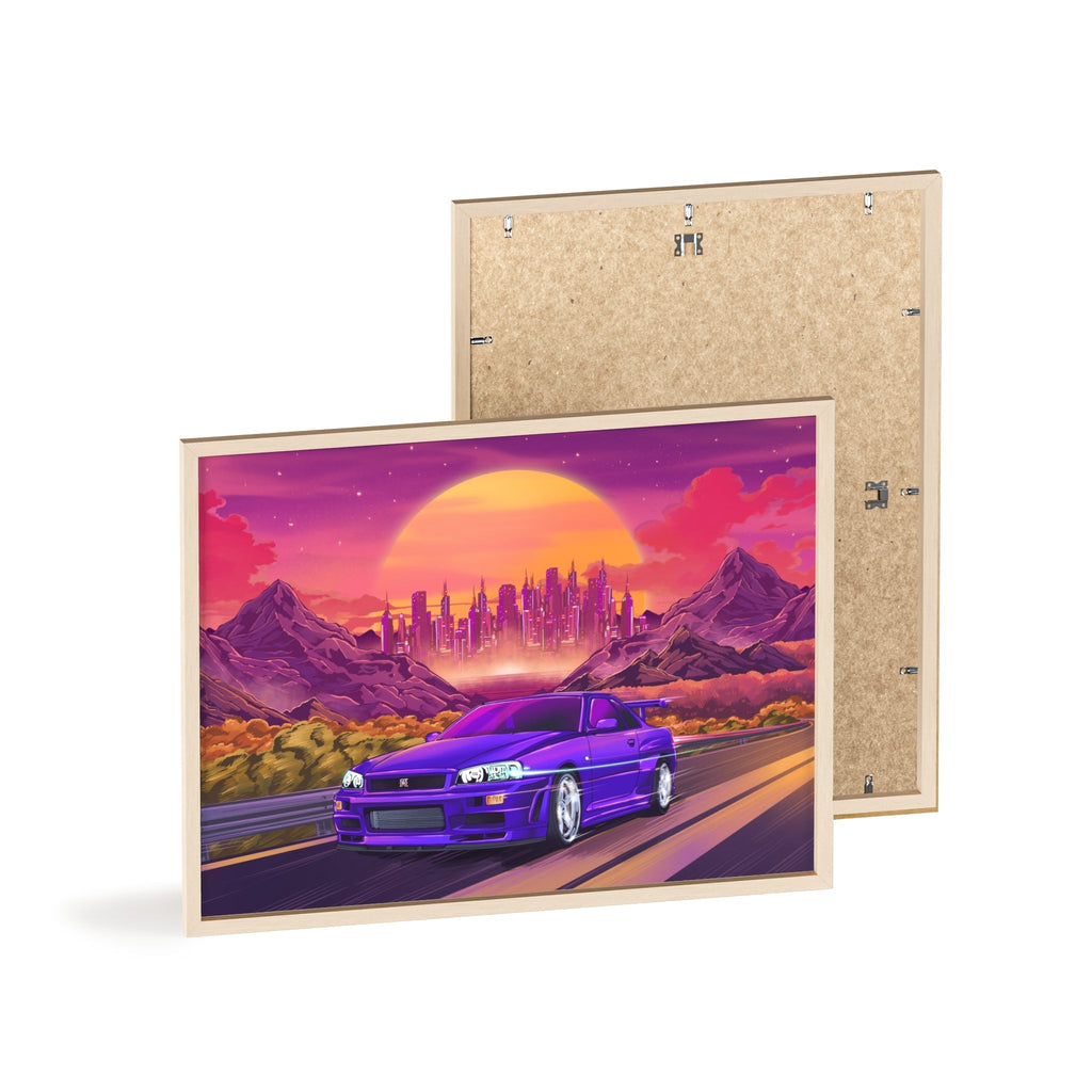 Nissan Skyline GT-R Poster Desksmith