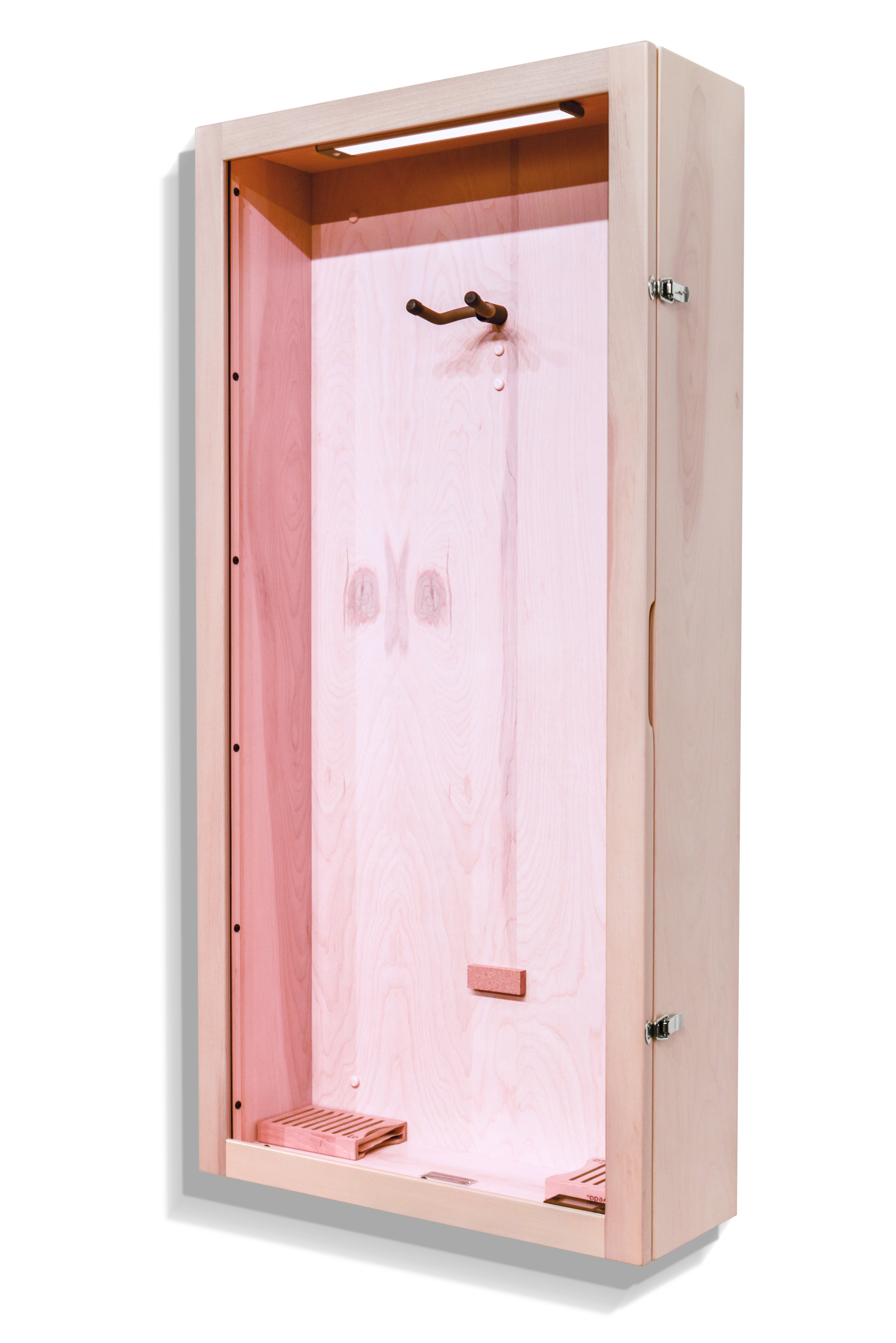 ClimaCase Rectangle Humidor - Birch with Campbell White Stain Acoustic Remedy Cases