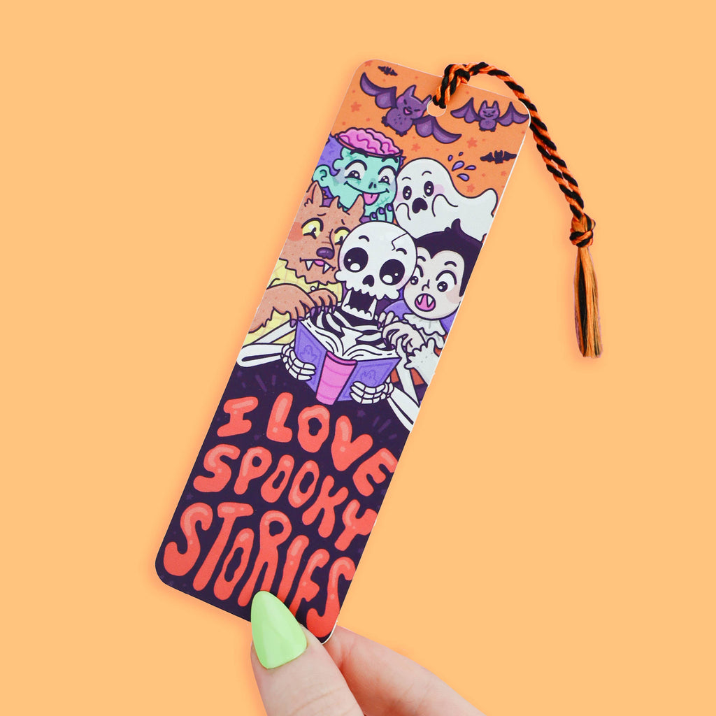 Turtle's Soup - I Love Spooky Stories Reader Gift Bookmark with Tassel Tia Chucha's Centro Cultural & Bookstore