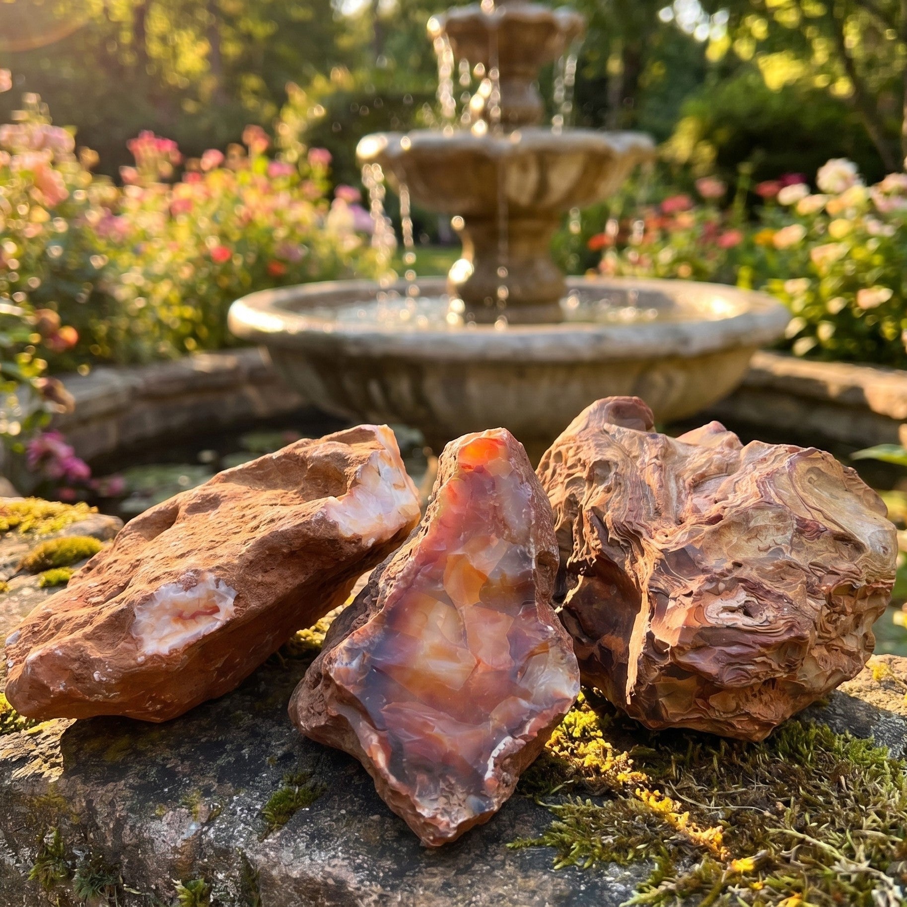 Extra Large Red Carnelian Agate Crystal Boulders (4-8 Inches) Rough Raw Stones Amazing Crystals