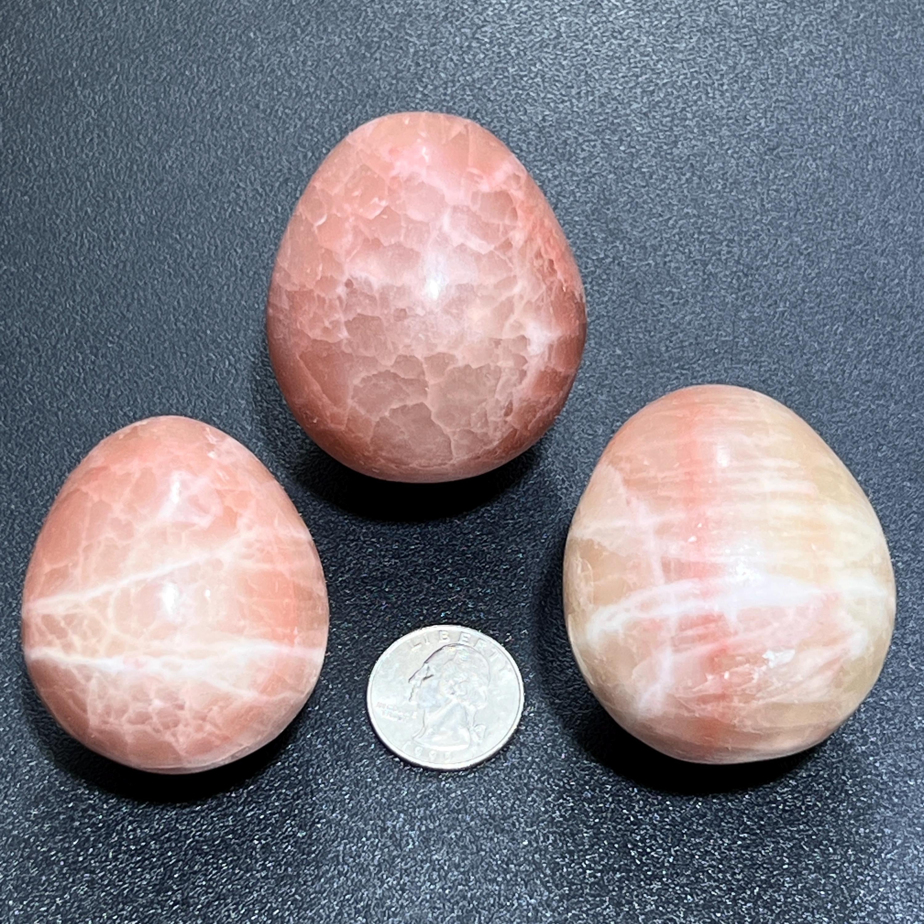 Rose Red Calcite Crystal Egg Polished Carving Wholesale Amazing Crystals