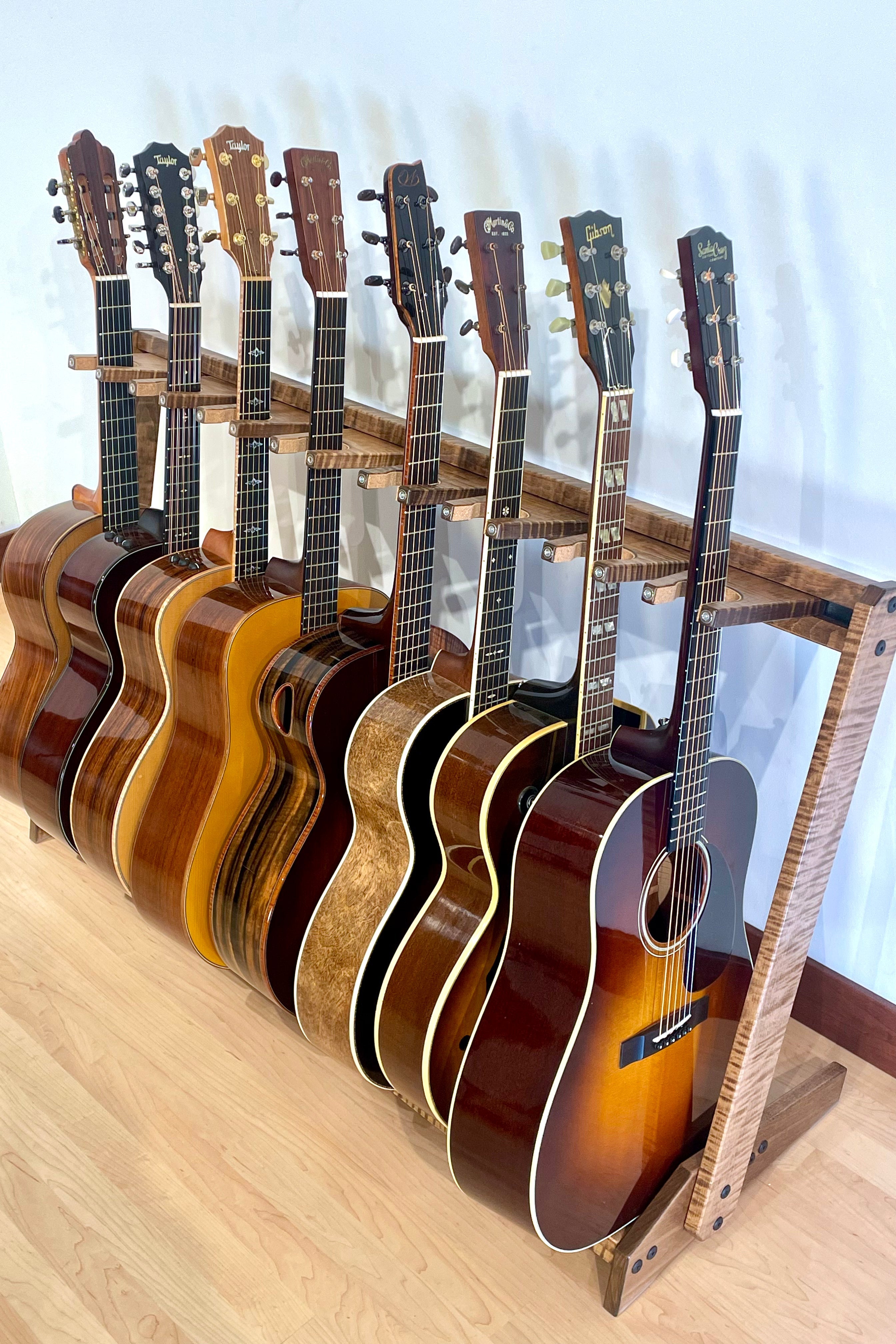 Traditional StringRack - Flamed Maple - Provincial Acoustic Remedy Cases
