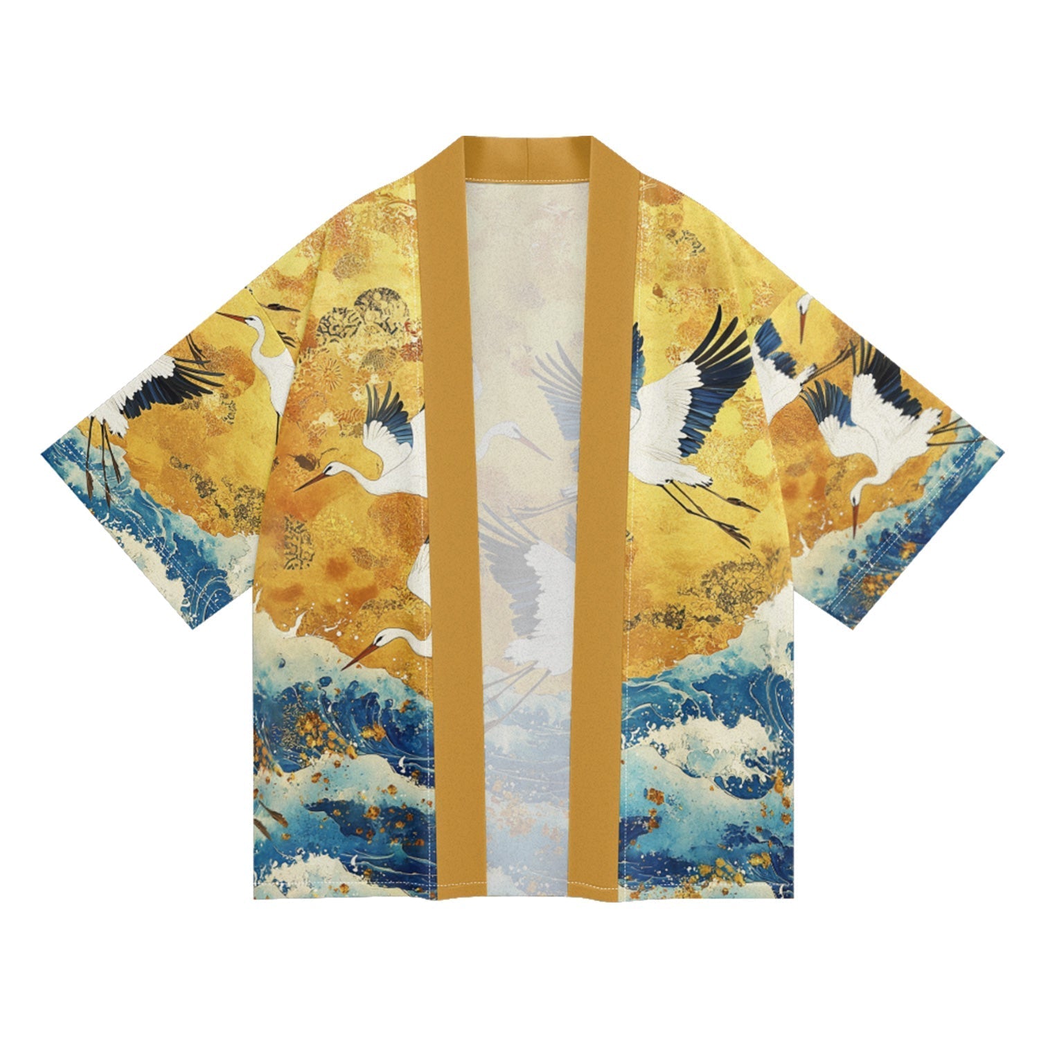 K21 Golden Cranes Kimono Niepce