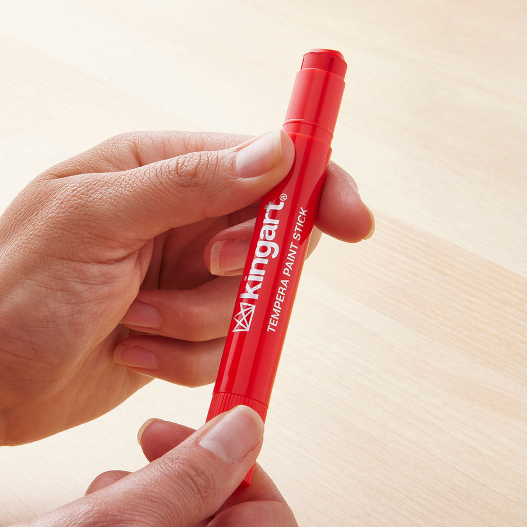 Tempera Paint Thin Sticks, 24 Colors KINGART