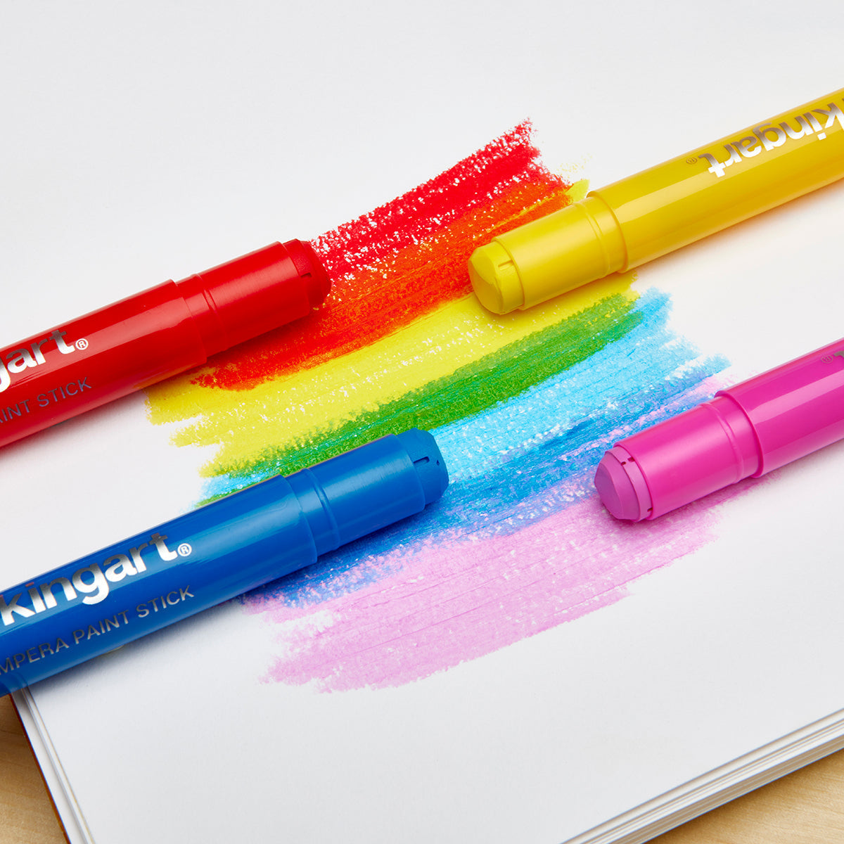 Tempera Paint Thin Sticks, 24 Colors KINGART