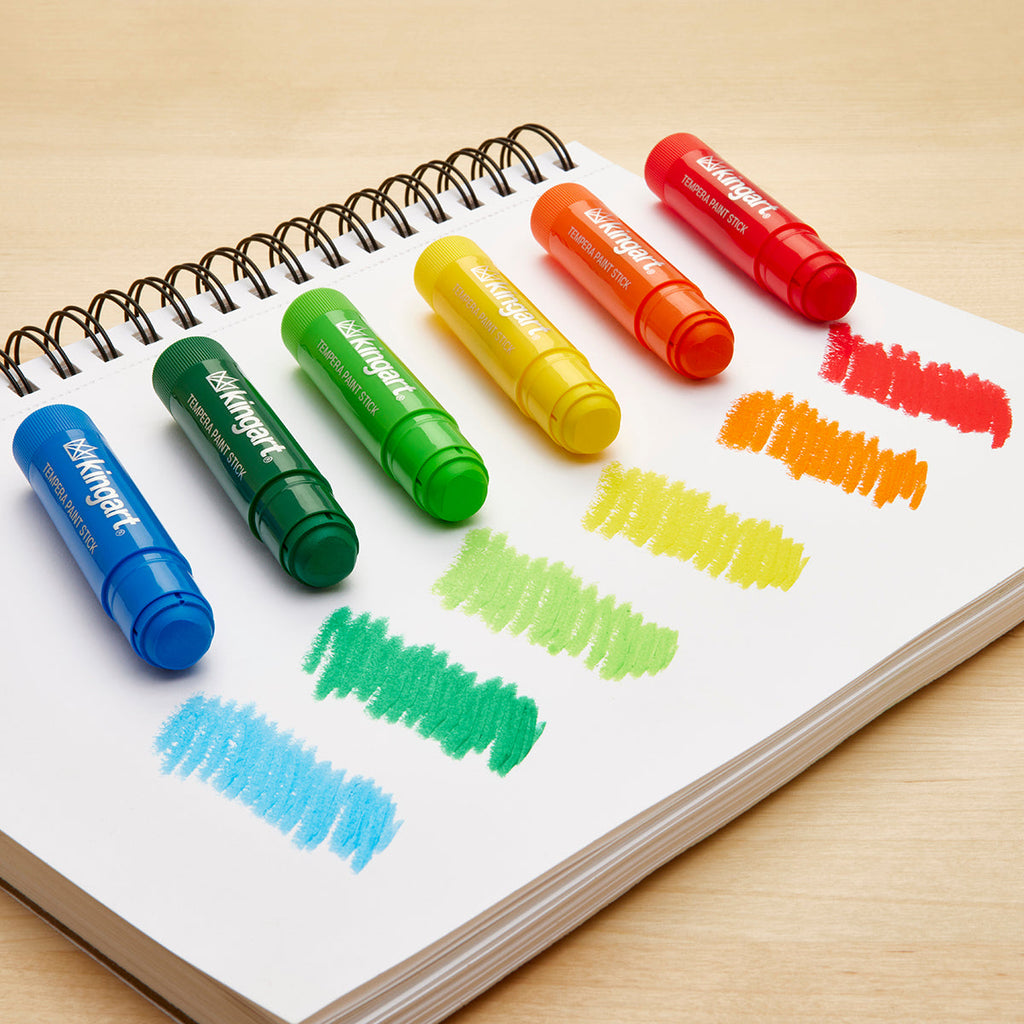 Tempera Paint Sticks – 24 Colors KINGART