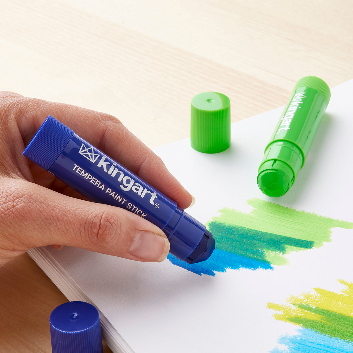 Tempera Paint Sticks – 24 Colors KINGART