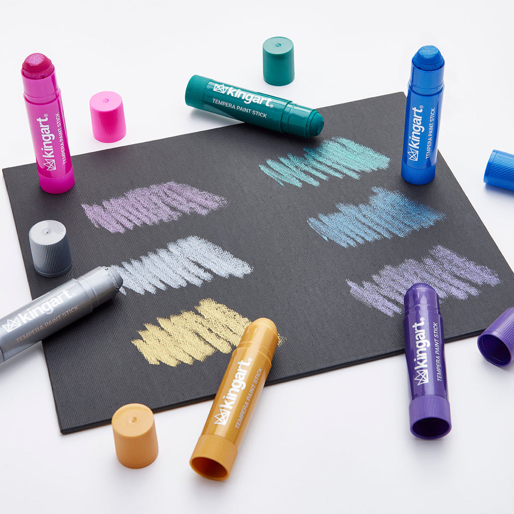 Tempera Paint Sticks – 24 Colors KINGART