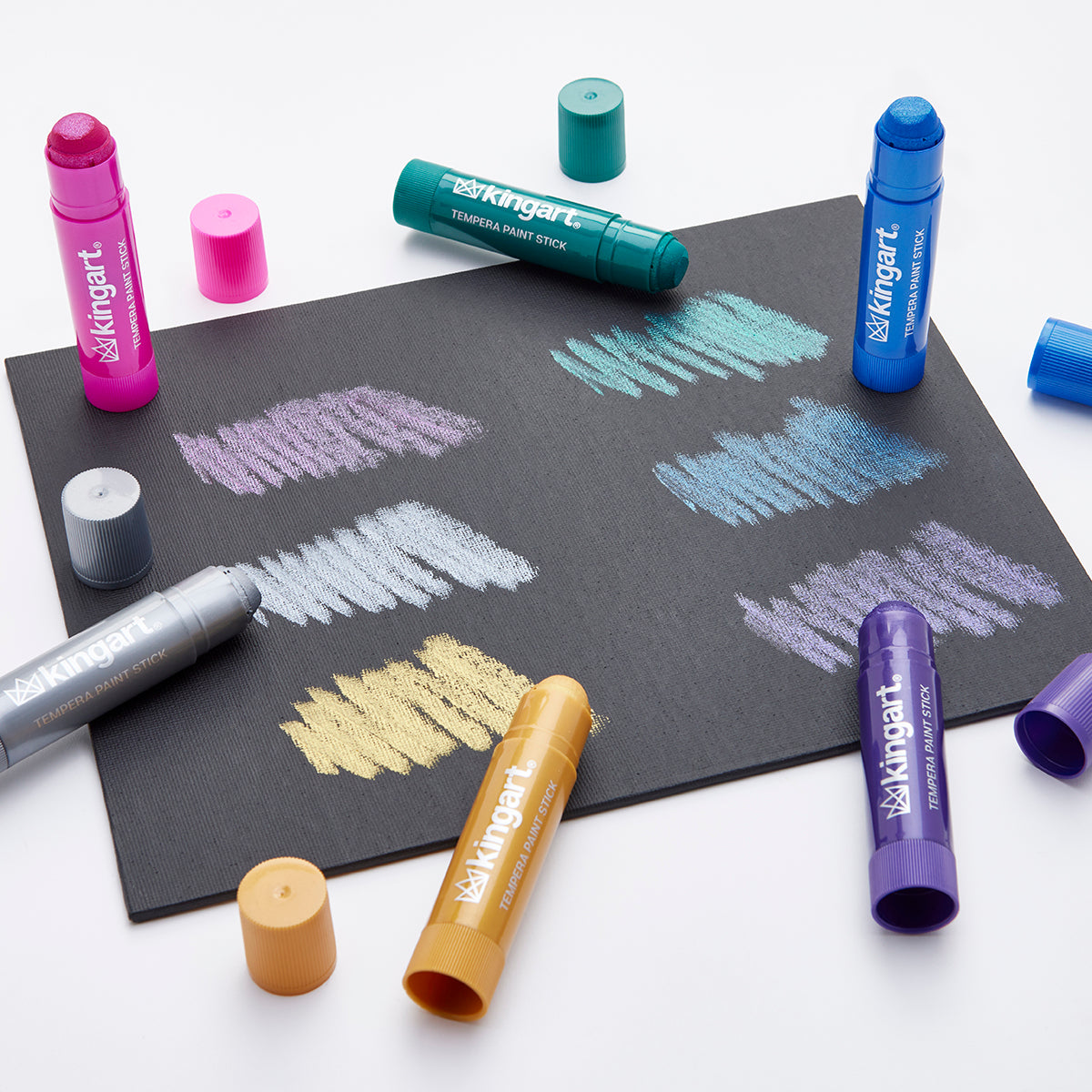 Tempera Paint Sticks – 24 Colors KINGART