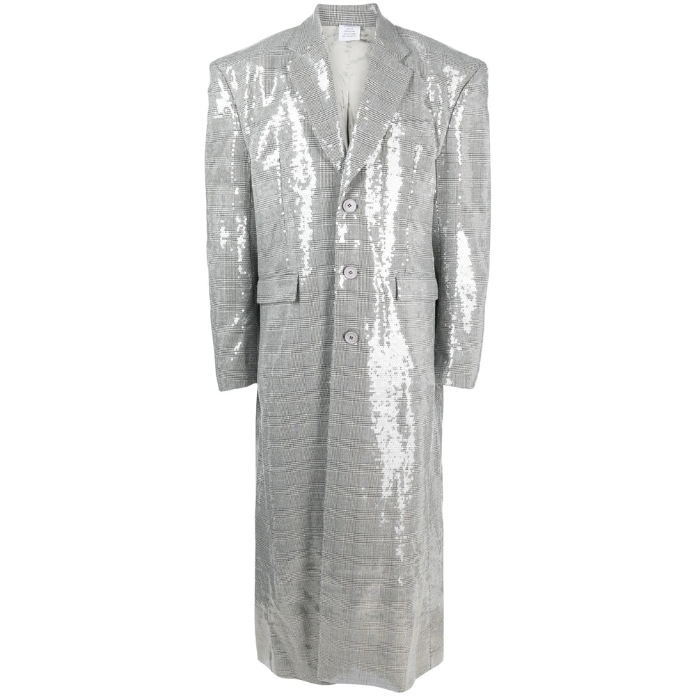 Vetements Black Coats - Single Breasted Coats Men Luosophy