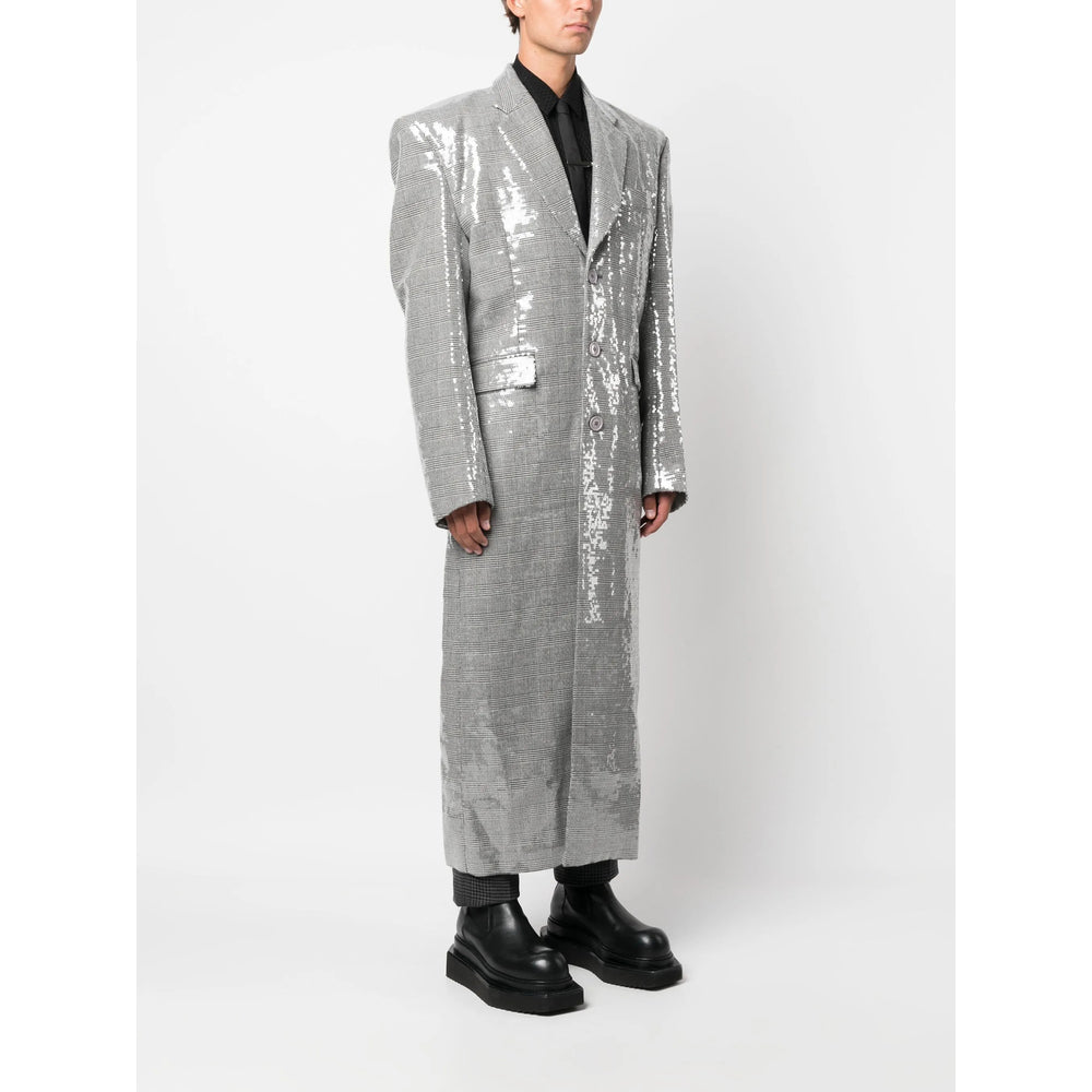 Vetements Black Coats - Single Breasted Coats Men Luosophy
