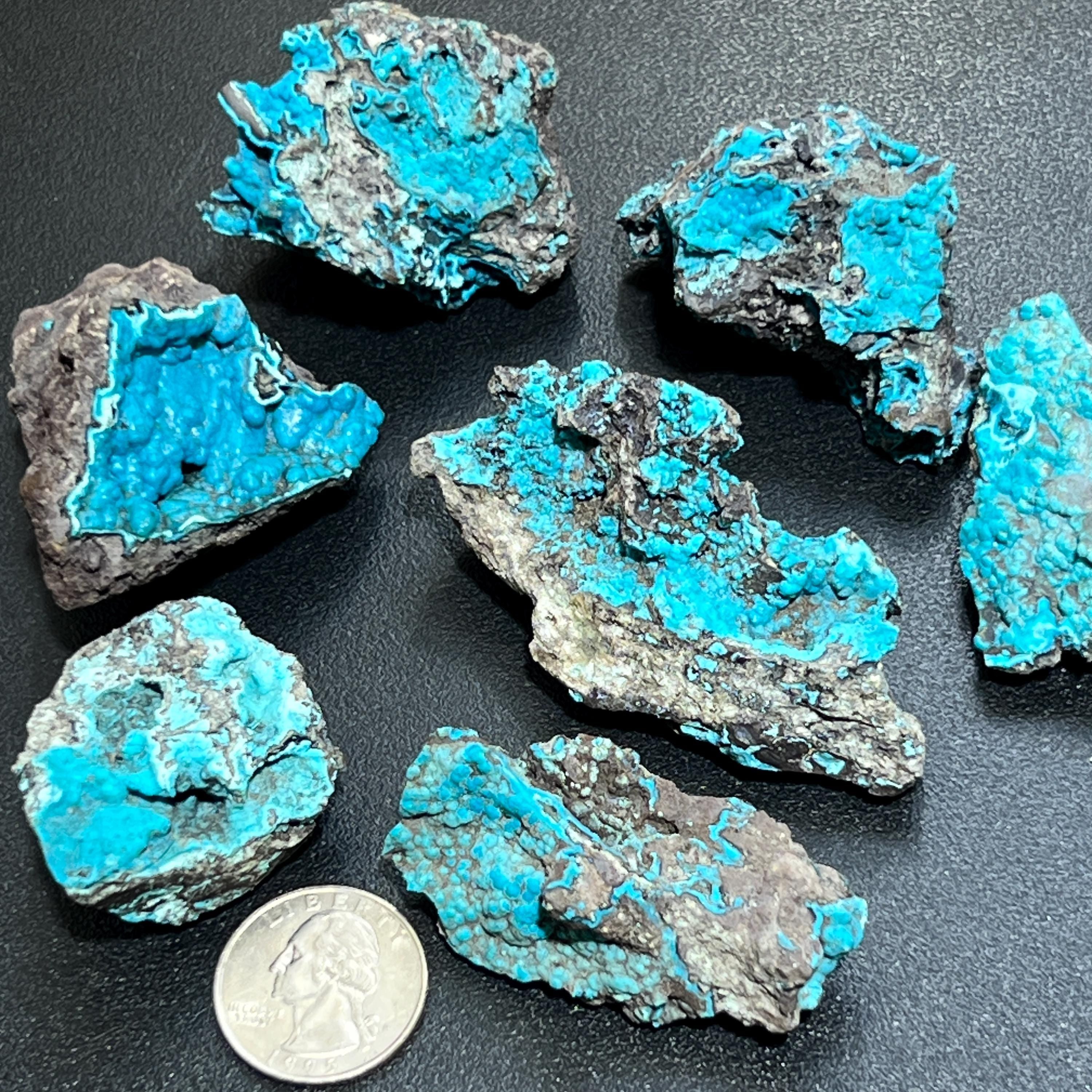 Chrysocolla Crystal Clusters Rough Raw Specimens From Peru Wholesale Amazing Crystals