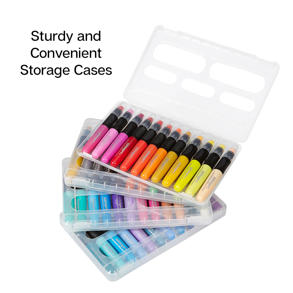 Gel Stick Crayons 48 Colors KINGART