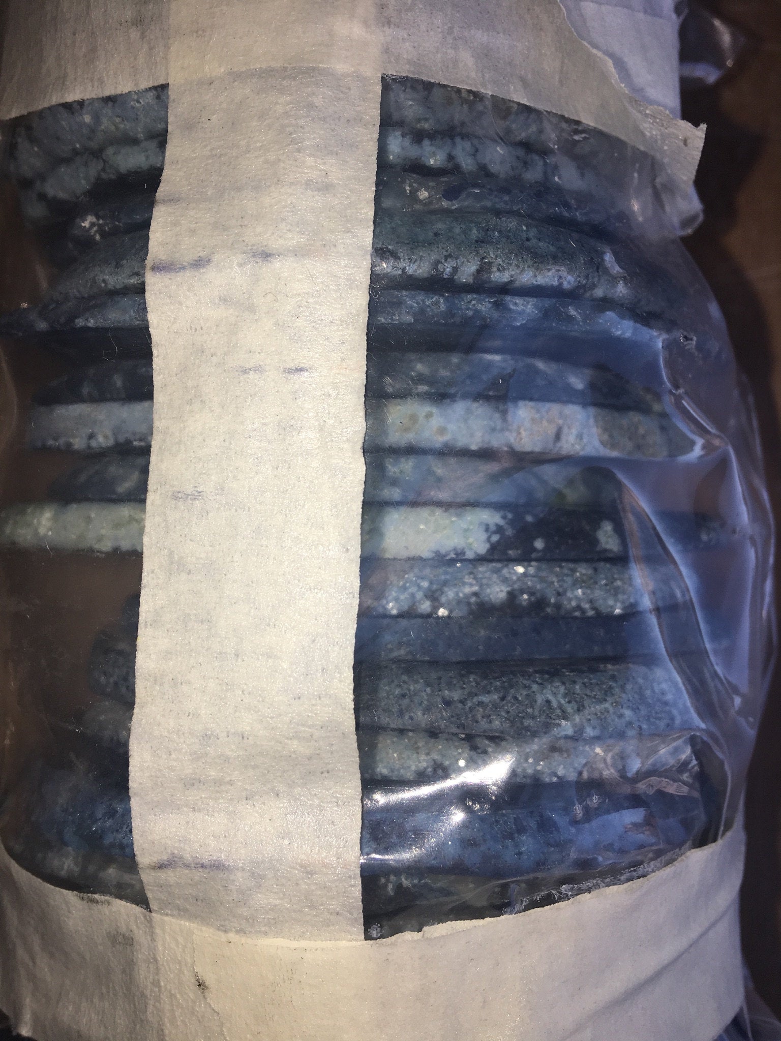 Agate Slice ( 6 - 7 Inches Long ) Size # 7 Grade A Round - Natural Crystal Slab - Polished Sliced Agates Tray Plate Slabs Coaster Amazing Crystals