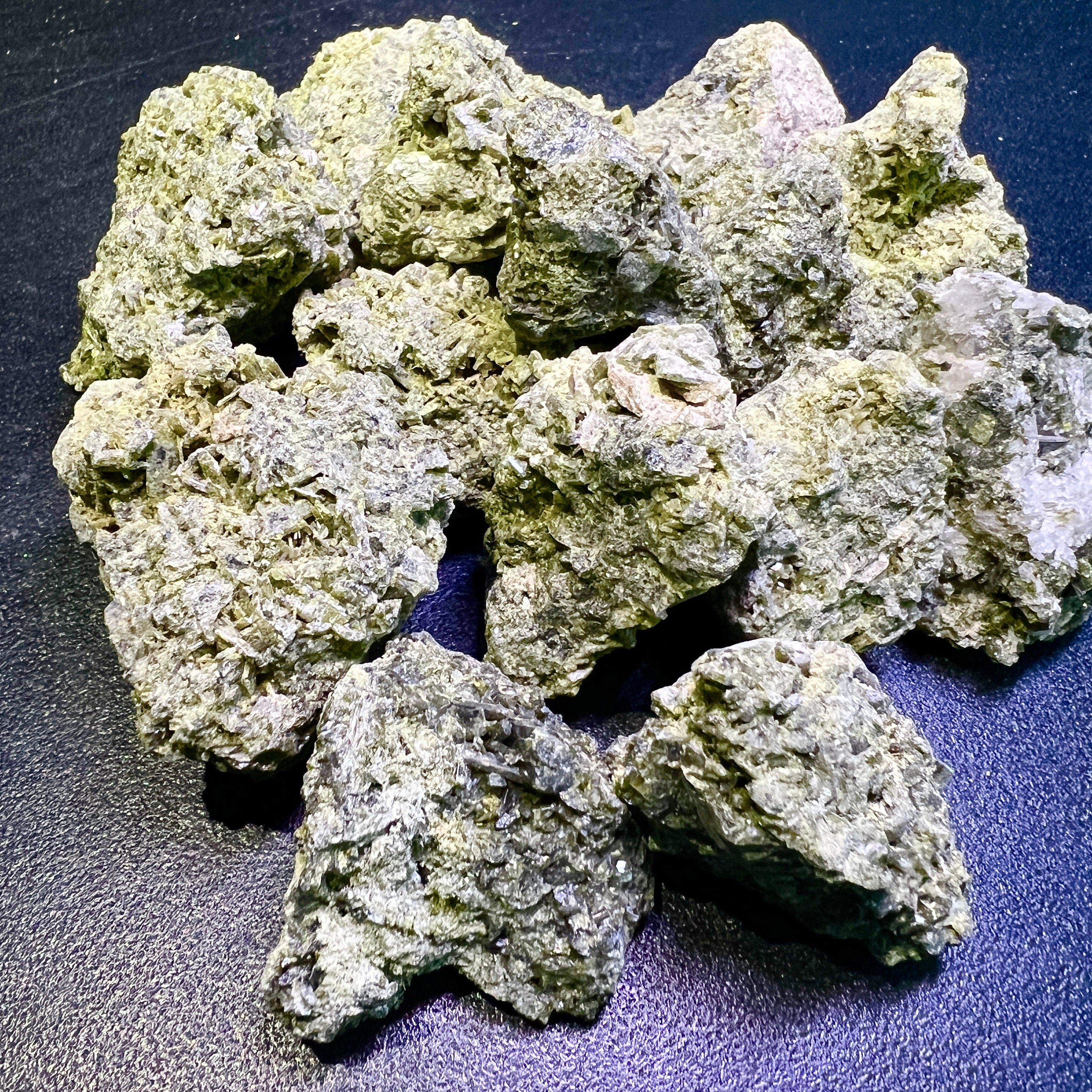 Green Epidote Crystal Rough Raw Stones (By The Piece or Pound) Wholesale Amazing Crystals
