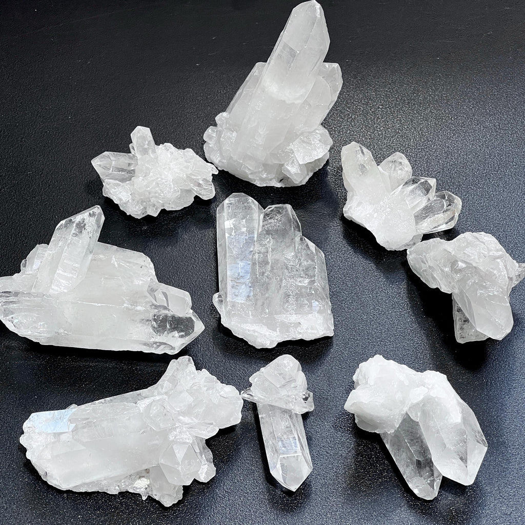 Extra Quality Clear Quartz Crystal Clusters Gemstone Decor Supply Amazing Crystals