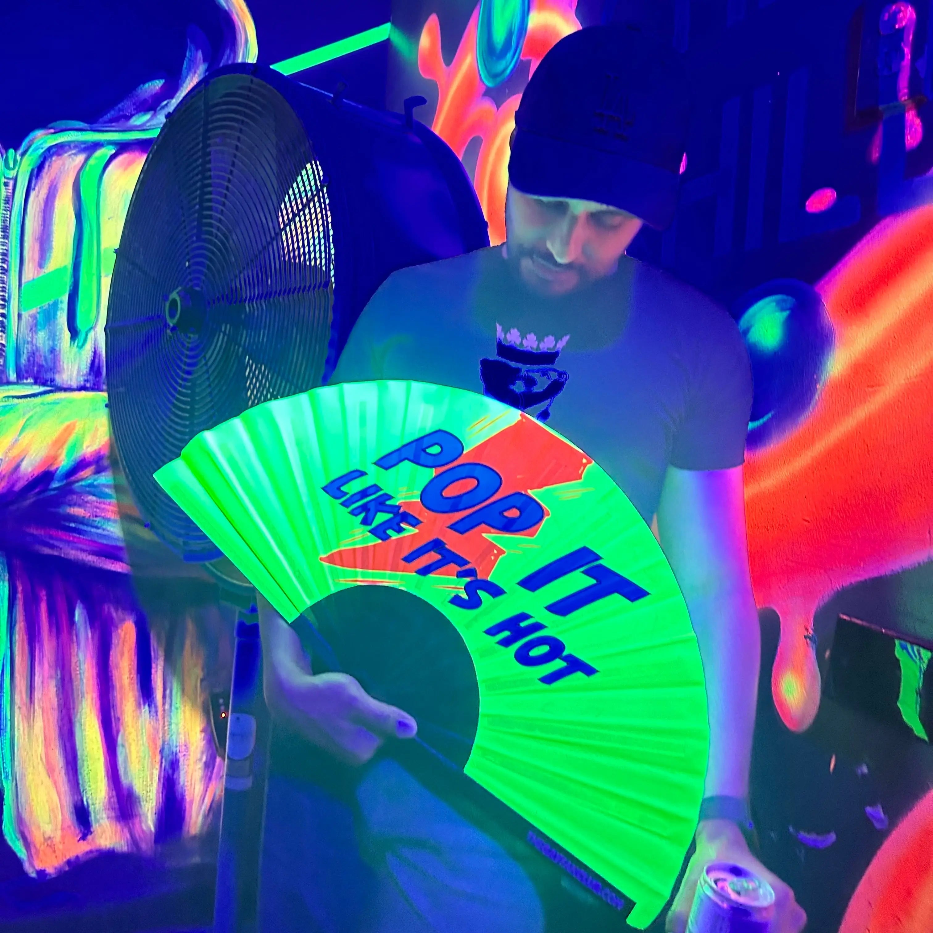 Poppers Fan (UV) The Gay Fan Club