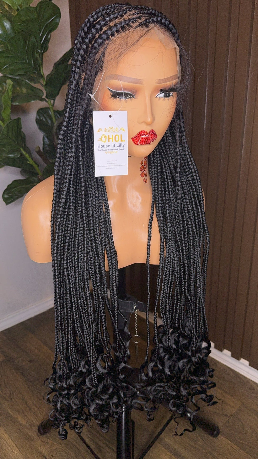 Wig Wendy cornrows braided wig HOL stores
