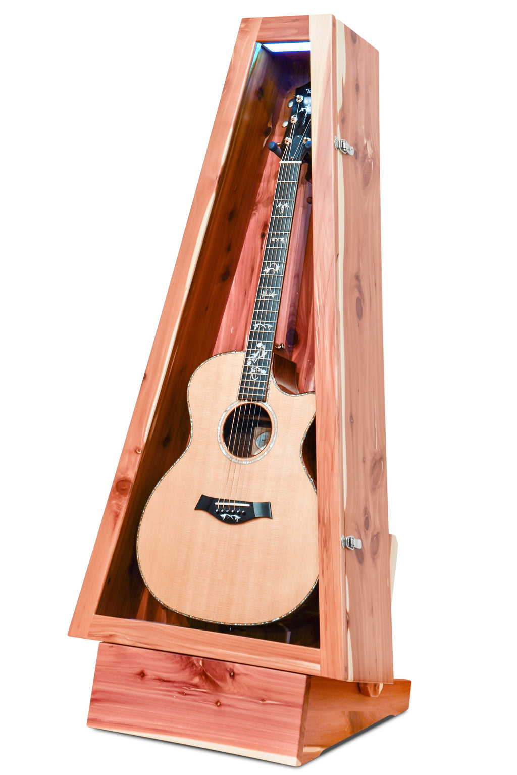 ClimaStand Triangle Humidor with Base - Cedar Acoustic Remedy Cases