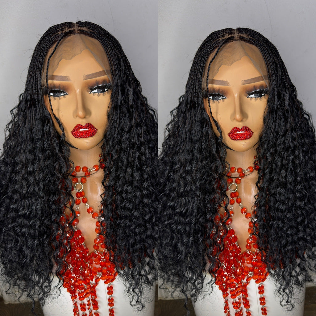 Black bohemian curl wig HOL stores
