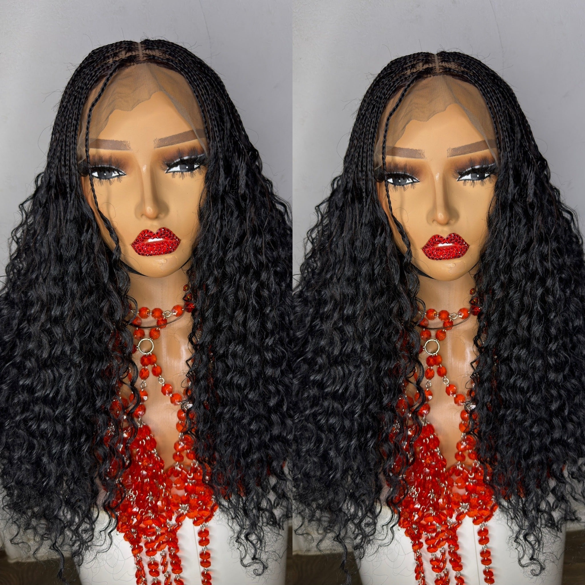 Black bohemian curl wig HOL stores