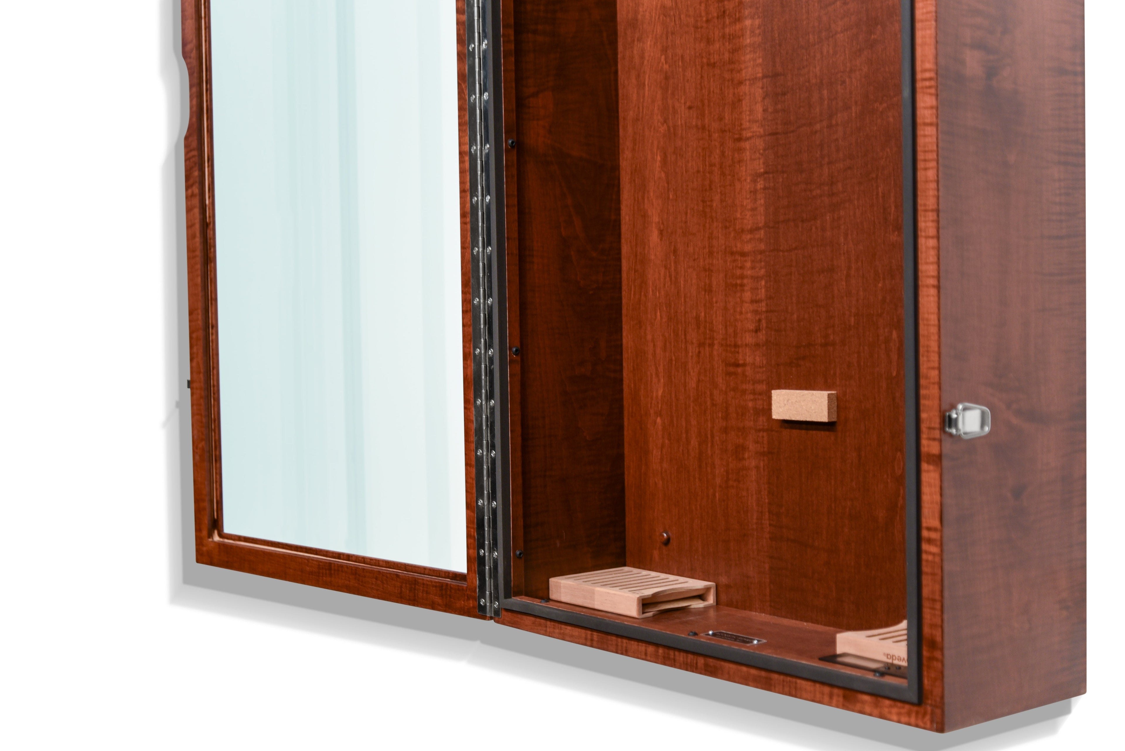 ClimaCase Rectangle Humidor - Flamed Maple with Acres Stain Acoustic Remedy Cases