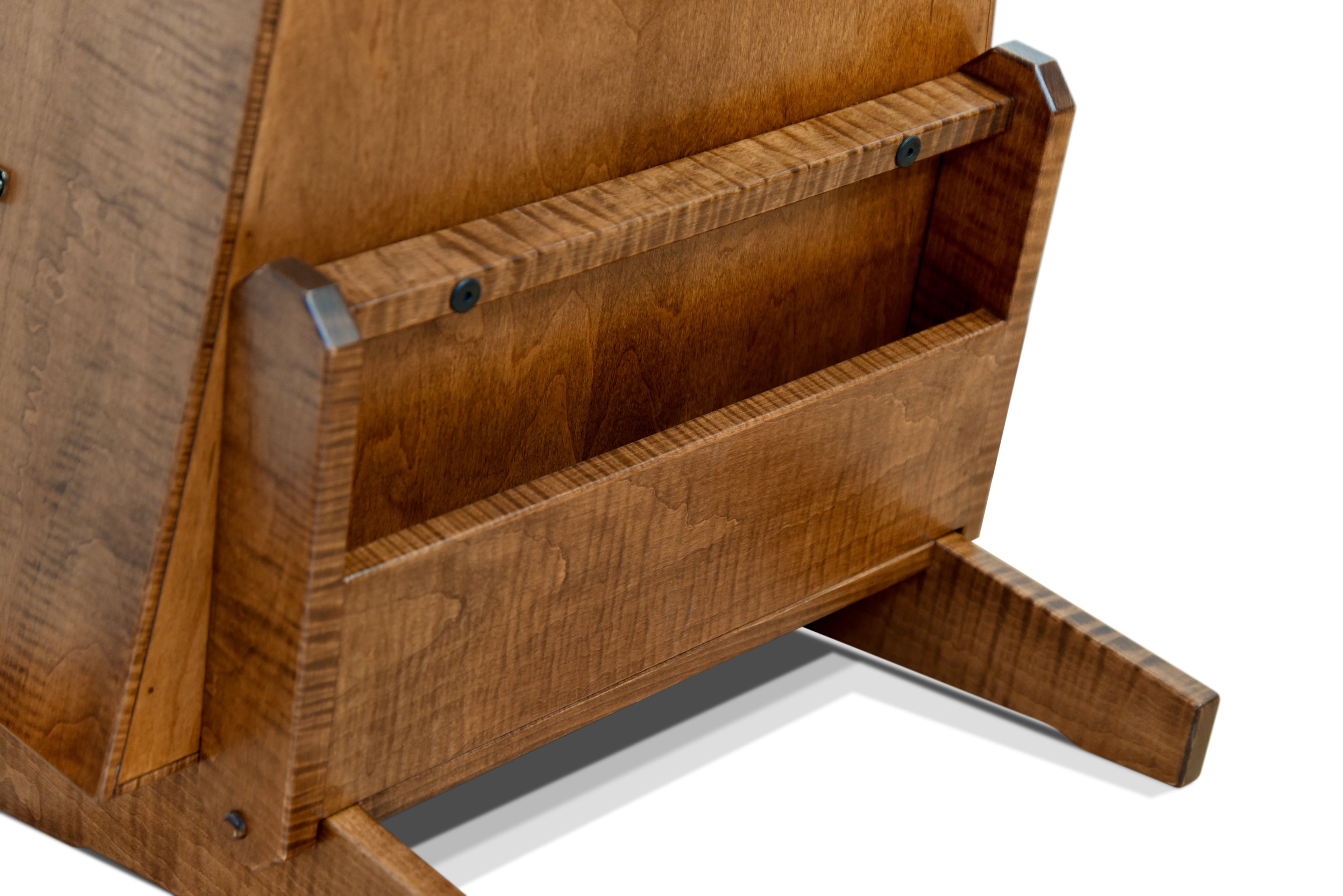 ClimaStand Triangle Humidor with Base - Flamed Maple with Boston Stain Acoustic Remedy Cases