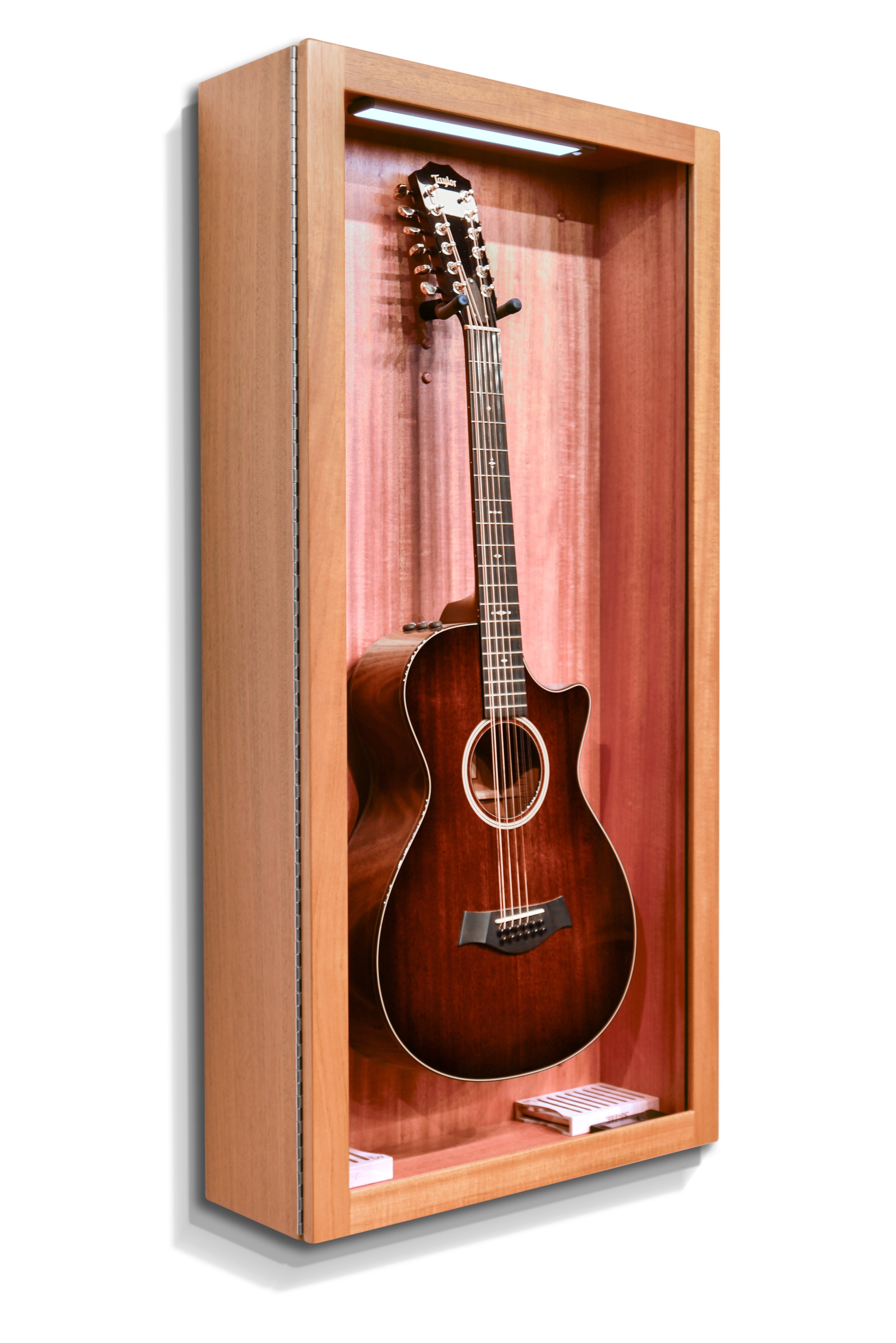ClimaCase Rectangle Humidor - African Mahogany (Quarter Sawn) Acoustic Remedy Cases
