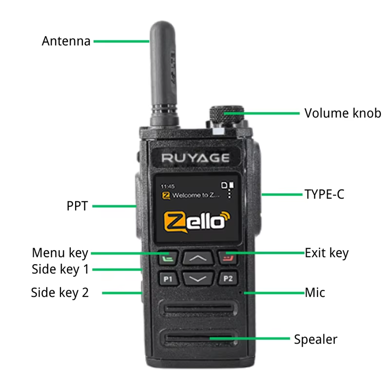 Ruyage Radio Zello Walkie-Talkie(RY65) Ruyage Radio