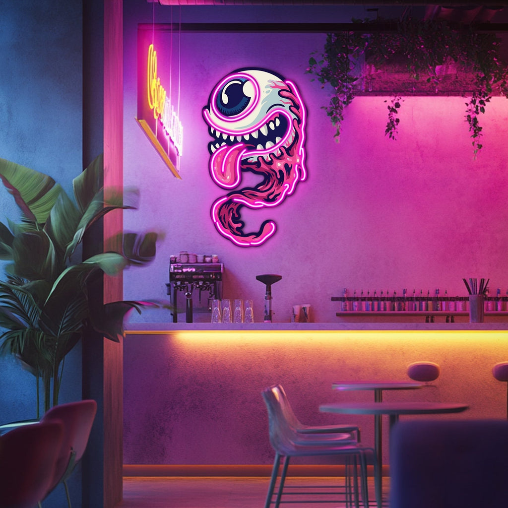 UV Printed Eye Neon Wall Art- LV0071 Liviqon.co