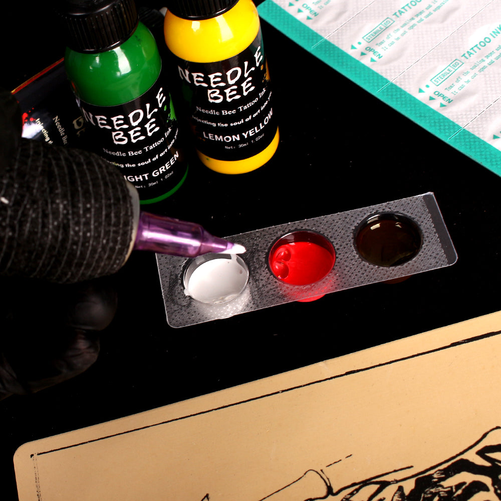 Tattoo Ink Cups-EO sterilization-24pcs-15cups/1pcs INKSOULSUPPLY.COM