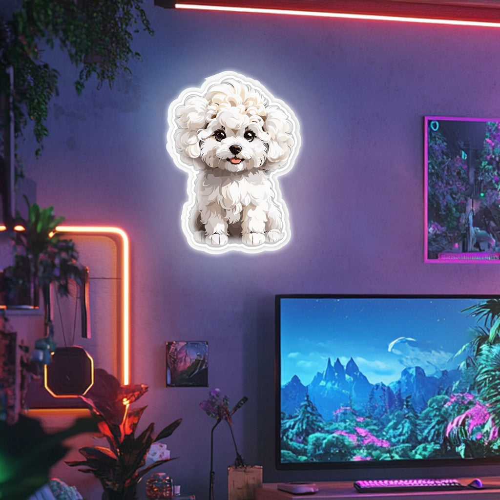 UV Printed Dog Neon Wall Art- LV0022 Liviqon.co