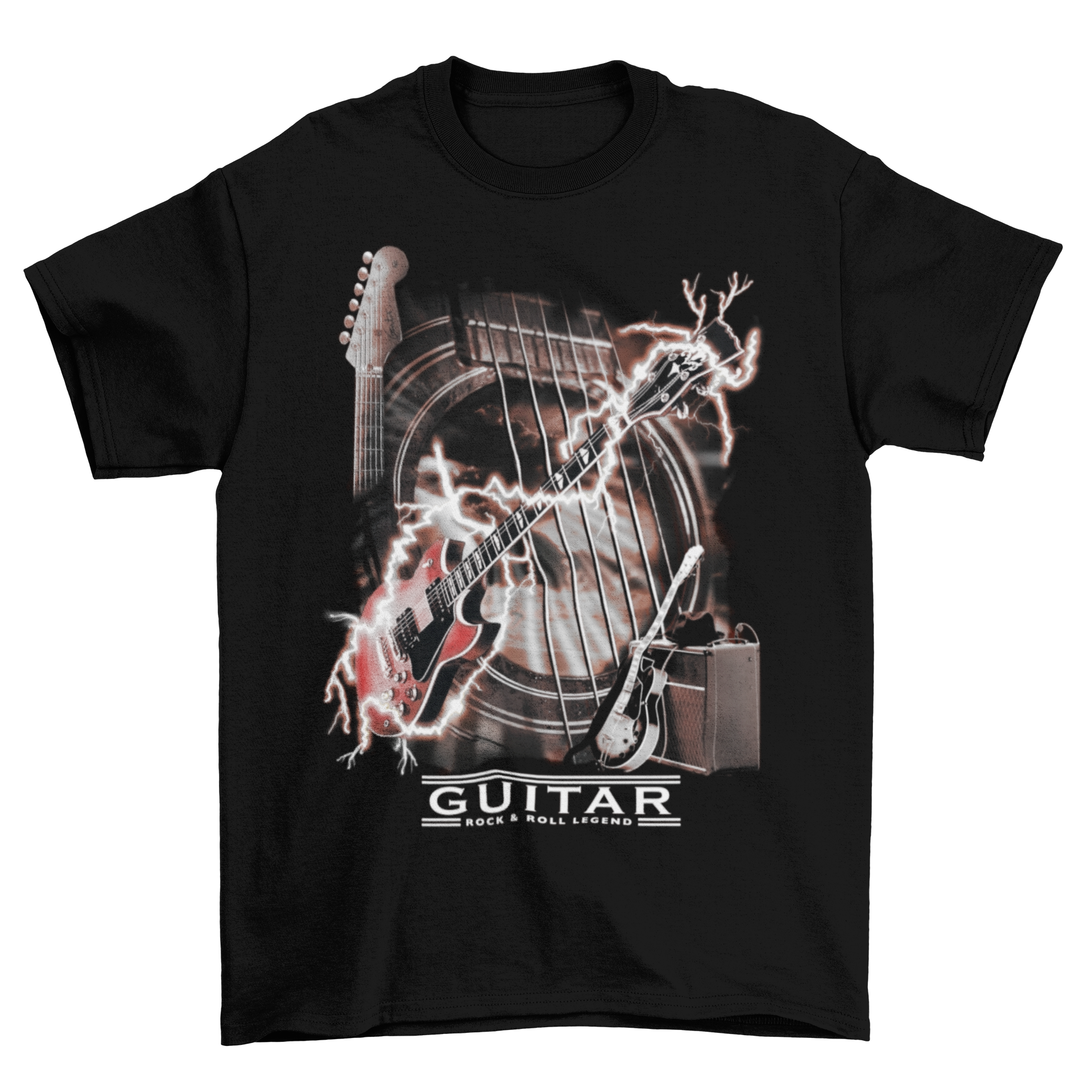 Guitar Lightning T-Shirt Taboo