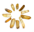 Natural Untreated Citrine Crystal Point (3 pcs ) from Congo Rough Raw Stones Healing Cryatals And Stones Amazing Crystals